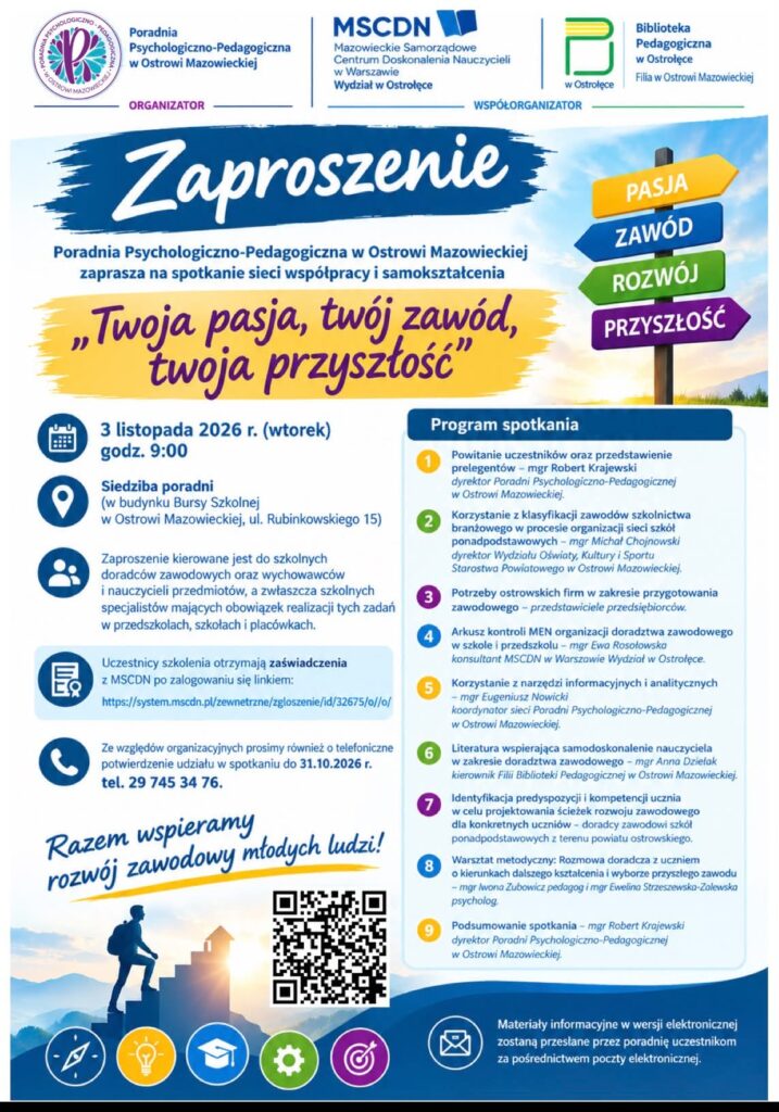 ZAPROSZENIE NA SZKOLENIE